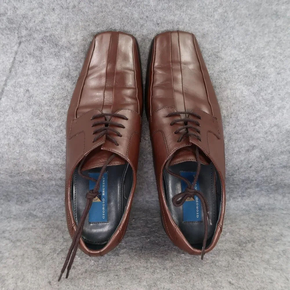 Giorgio Brutini Shoes Mens 10.5 Oxford Classic Formal Dress Professional Leather
